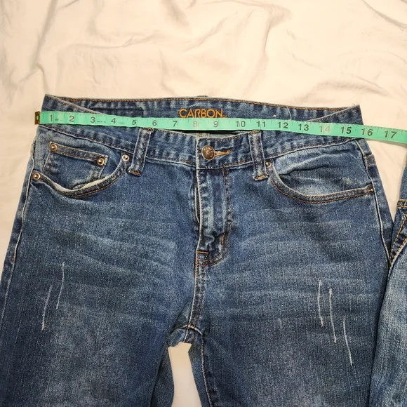 Bundle of 2 men's blue jeans, Carbon/JF. Sizes 32x30 and 30x30.  Fair condition. - Picture 3 of 7
